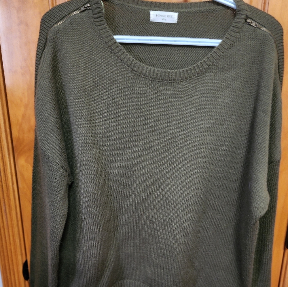 Olive green sweater